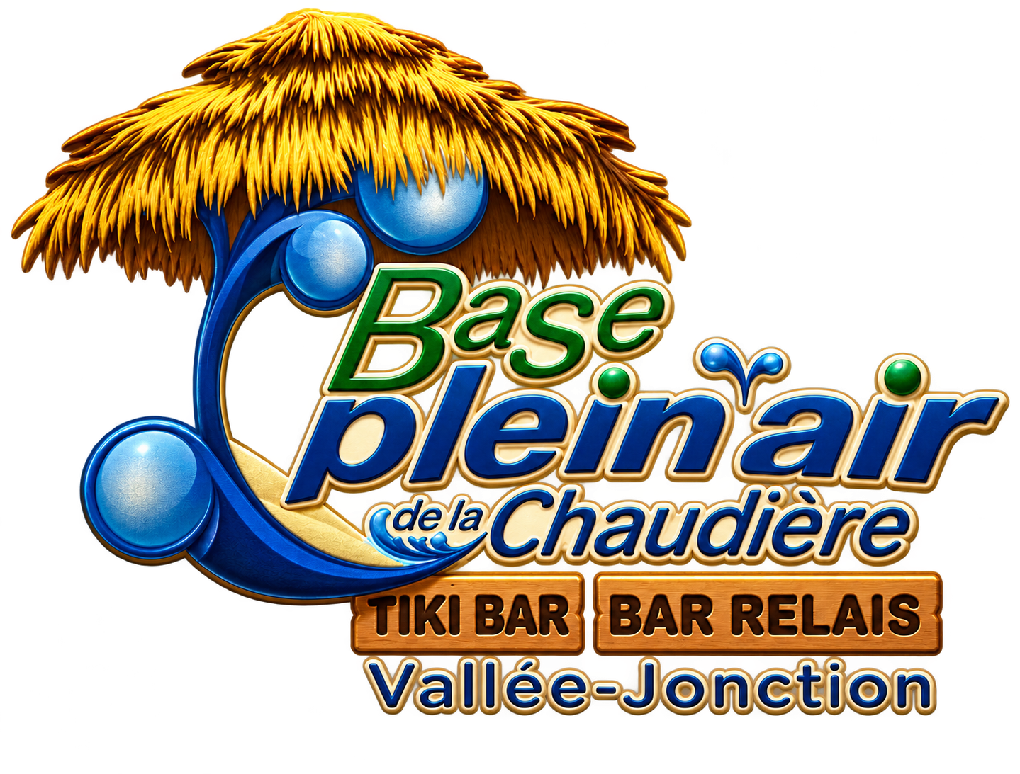 Base plein air de la Chaudière — Tiki Bar · Relais · Vallée-Jonction